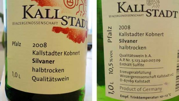 German Wine Labels