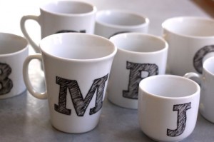 Monogrammed Mugs