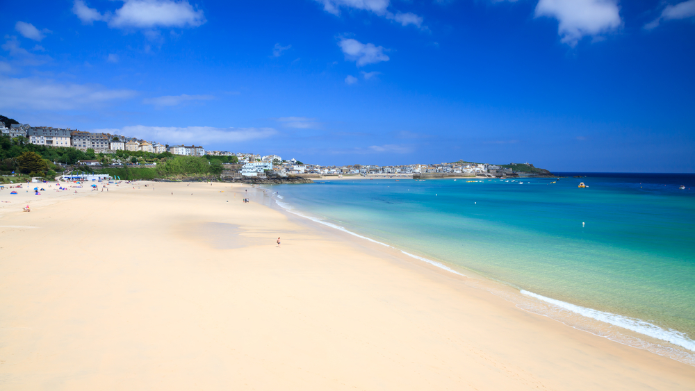 Porthminster Beach St Ives Cornwall England UK