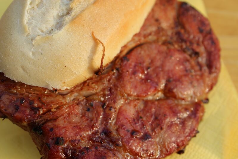 Pork steak sandwich food Magstadt Wendy Fest 101