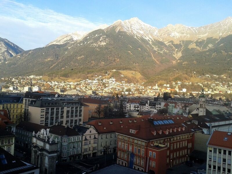 Innsbruck city view Kelly Ringing in the New Year in Innsbruck