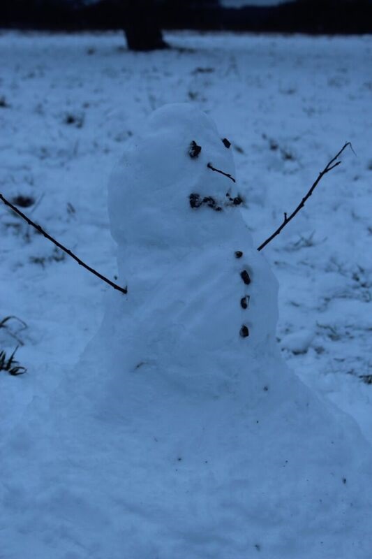 Snow man Wendy Winter fun in the Black Forest