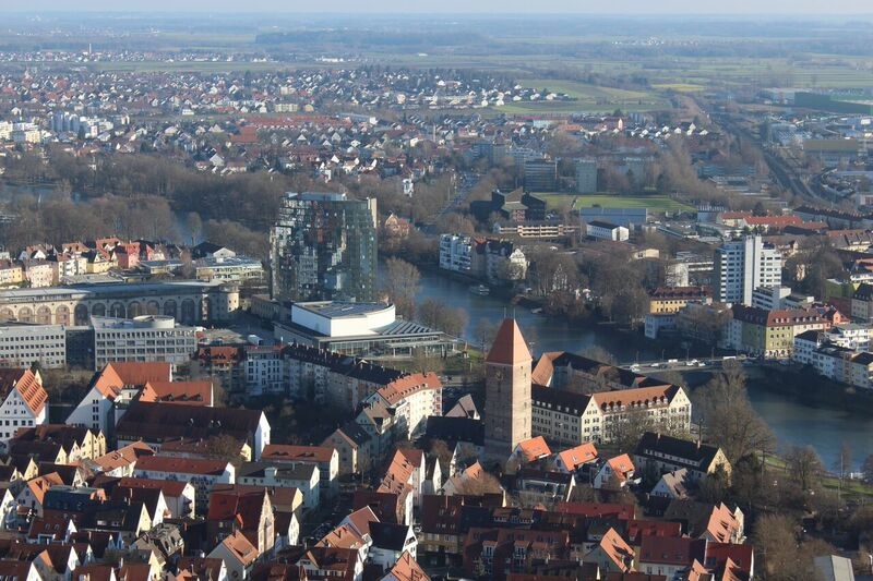 Views of the city Wendy The cathedral and city of Ulm