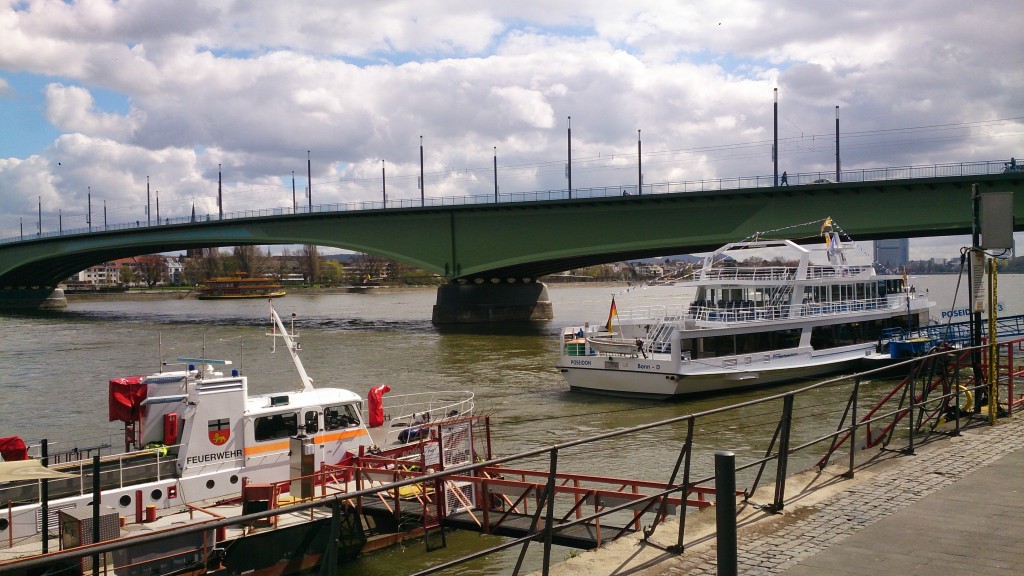 Bonn River with Boat Kelly Bonn Beethoven’s Birthplace 16