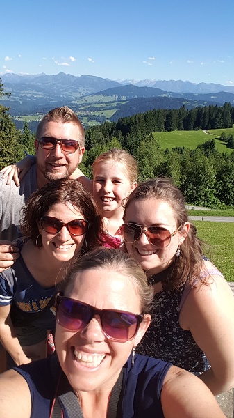 MIG - selfie in the mts Wendy The ultimate day trip from Stuttgart July 16