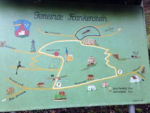 Village Map Kelly The Other Frankenstein Castle Frankenstein Rhineland Palatinate Military In Germany